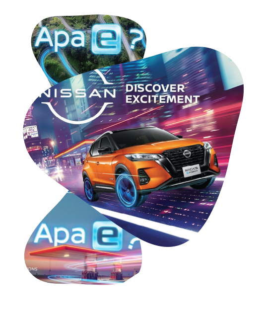 Nissan Kicks e-POWER campaign key visual